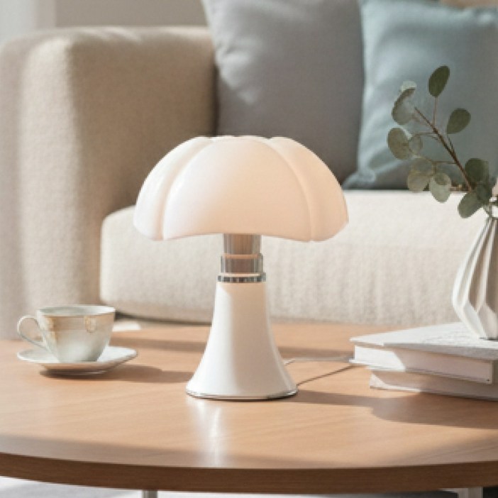 미니 루체 포터블 터치 무드등 (밝기조절/C타입/무선), 화이트