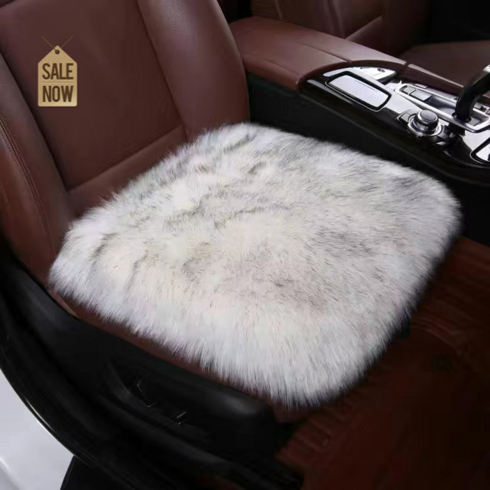 1+1! 천연양모 차량용 양돌이방석 차량용 겨울방석 털방석 포근한 시트 커버 포근한 시트