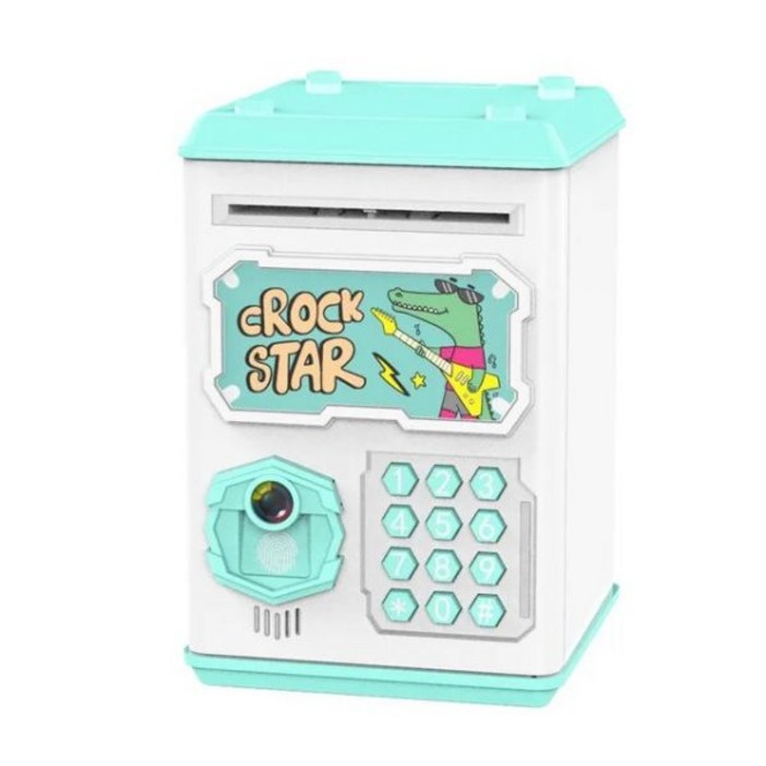 돈 상자 은행 atm의 Atm 포켓 암호 자동 코일 만화 저축, 새해 선물 수 있음