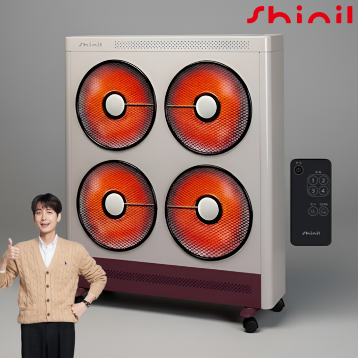 신일 4구 하이라이트 전기 히터
