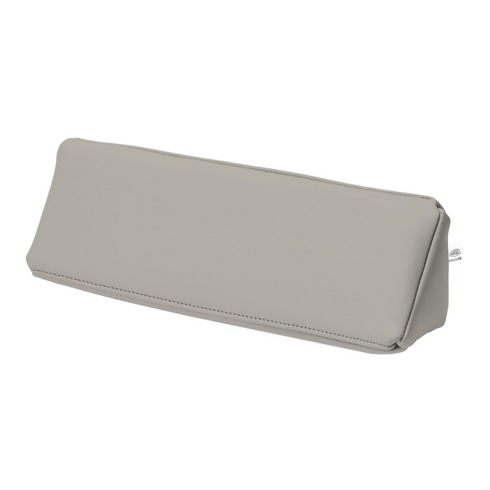 이지스 차량용 틈새 허리 삼각 쿠션, 2개, 라이트 베이지