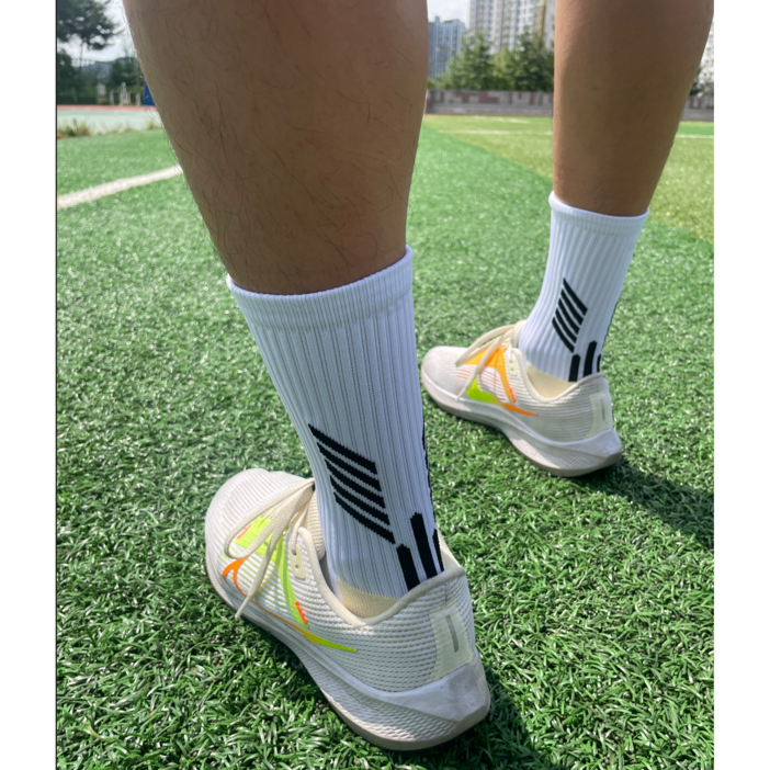 빽스삭스 풋살양말 축구양말 러닝양말, 3개입, 하양 빽스삭스 풋살양말 축구양말 러닝양말, 3개입, 하양