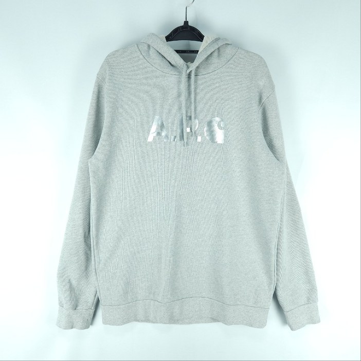 빈티지프렌 남L아페쎄x칼하트 그레이 후드 티셔츠