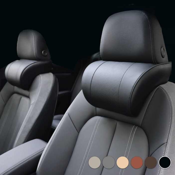 엔칸타 세이프레더넥 가죽 메모리폼 차량용 목쿠션