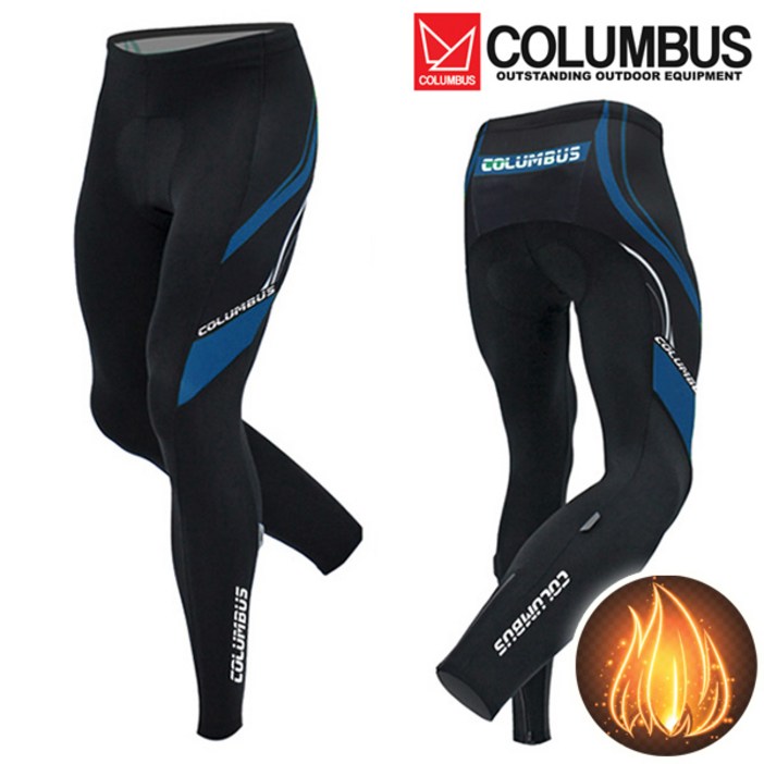 로니 사이클복 겨울용 기모원단 팬츠 자전거 기모타이즈