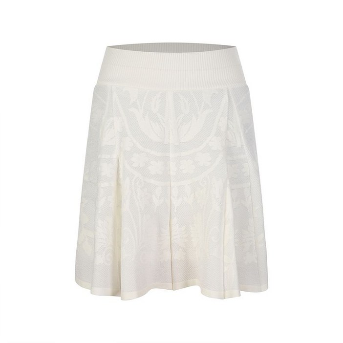 맥케이슨 여성 시그니처 씨슬자카드 셋업 숏팬츠 화이트 MDW1PS610WHI