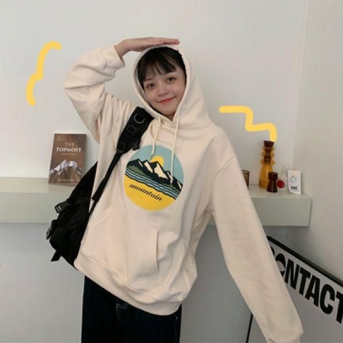 C.ONLIE SHOP여성 후드티 긴팔 맨투맨 티셔츠 프린트 캐주얼 scy00 후드티 후드집업 가디건