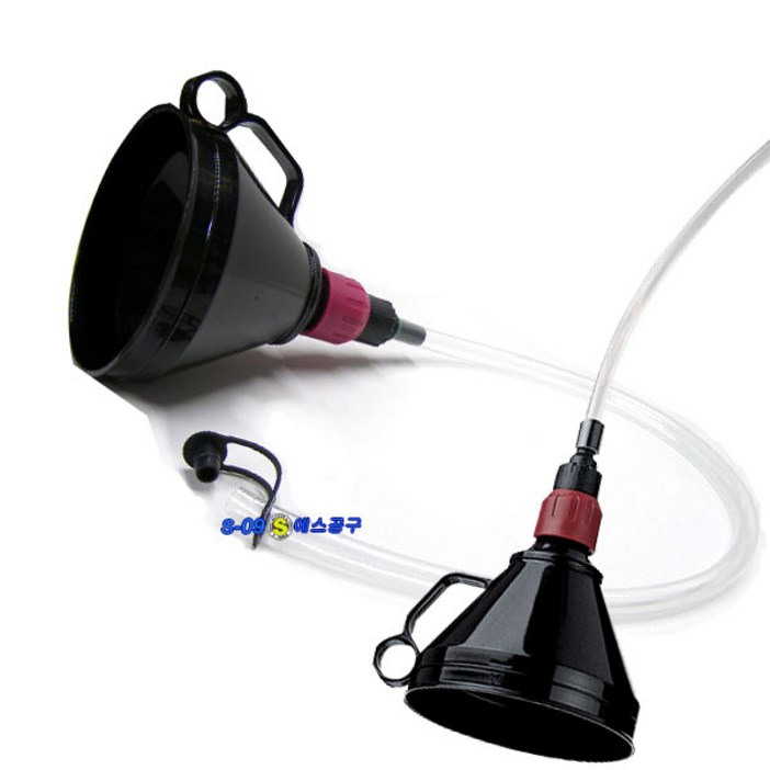 에스공구 호스깔대기 밸브깔대기 롱 밸브형깔대기 오일깔대기 밋션 엔진 깔대기 미션 오일주입기 ST2001F