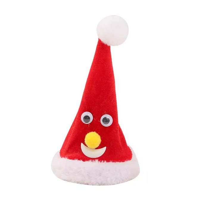 젤센 크리스마스 흔드는 트리산타인형  노래하고 춤추는 인테리어 소품 데코 선물 방울 모자 별 LED