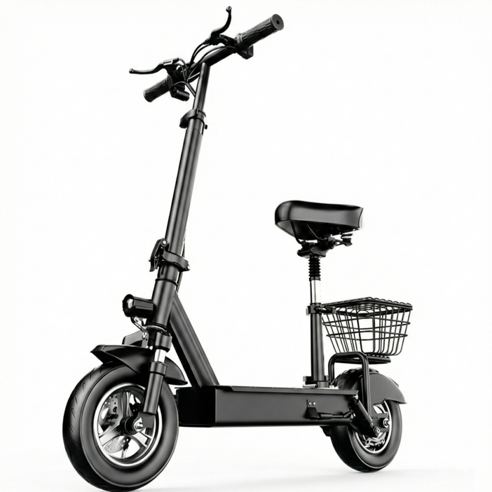 무브온 접이식 전동킥보드 10인치 바퀴 의자 포함 출퇴근용