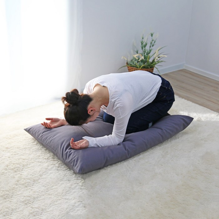 우리앤데코 목화솜 절방석 108배 기도 명상 좌복 대방석