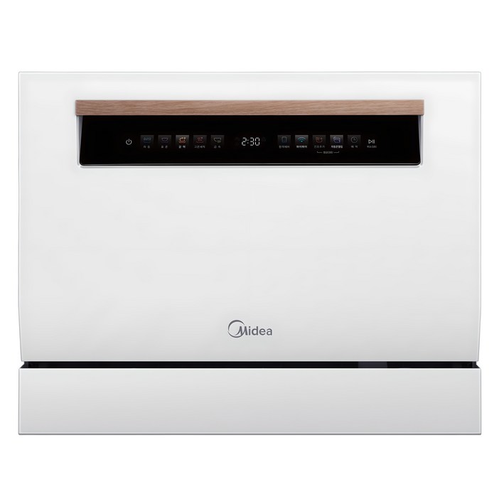 마이디어 카운터탑 앱연동 자동문열림 6인용 식기세척기, 화이트, MDWTT0608WKR, 방문설치