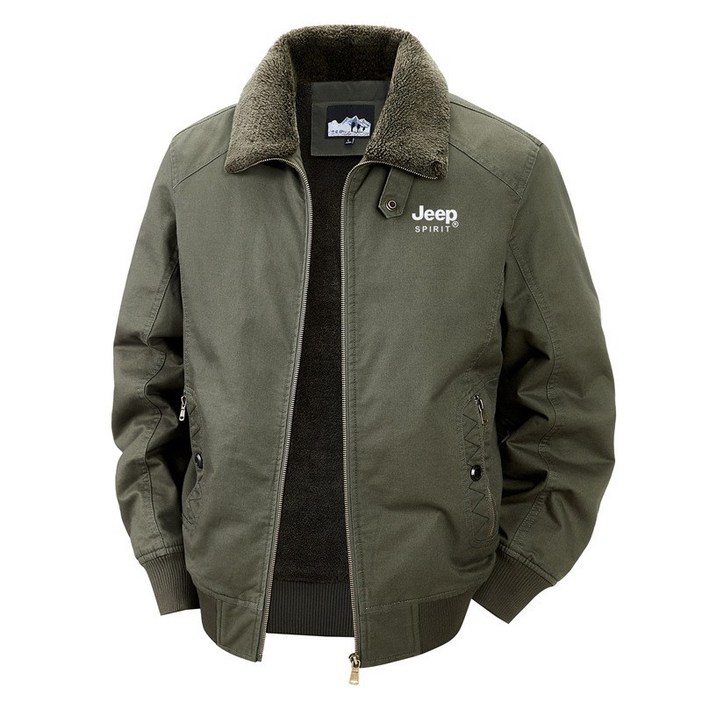 지프 스피릿 남성 겨울 편안한 면 따뜻한 기모안감 캐주얼 재킷 TX0786JP
