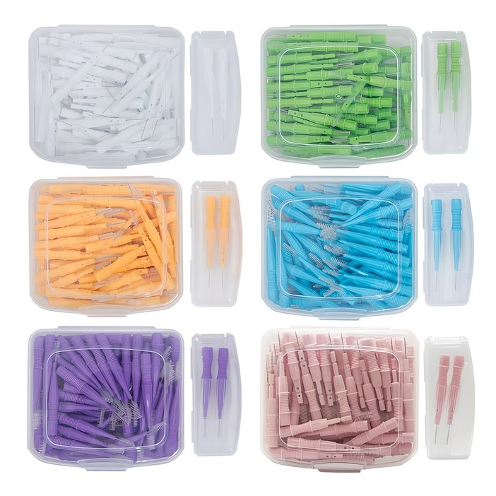 메디메이트 치간칫솔 i형 EPACK 100P  2P케이스, 0.8mm, 100개입, 1개