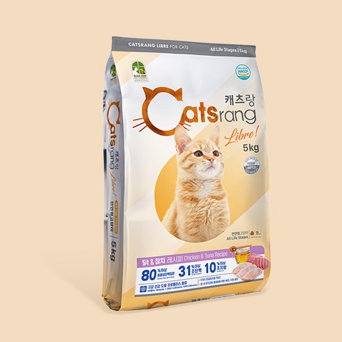 캐츠랑 5kg 캣츠랑 전연령 사료 고양이사료 1개 2개 4개