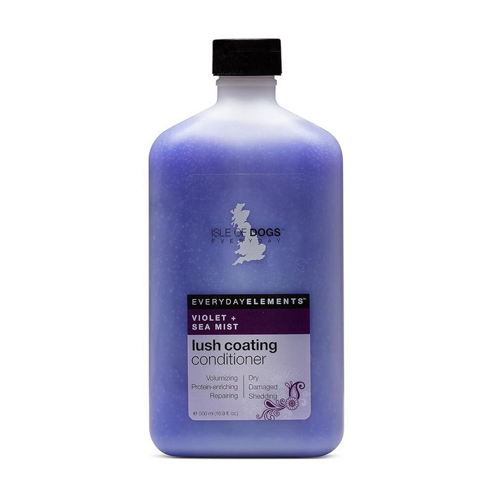 147785 Everyday Isle of Dogs 러쉬 코팅 바이올렛 + 씨 미스트 애견 컨디셔너 479.1g(16.9온스)