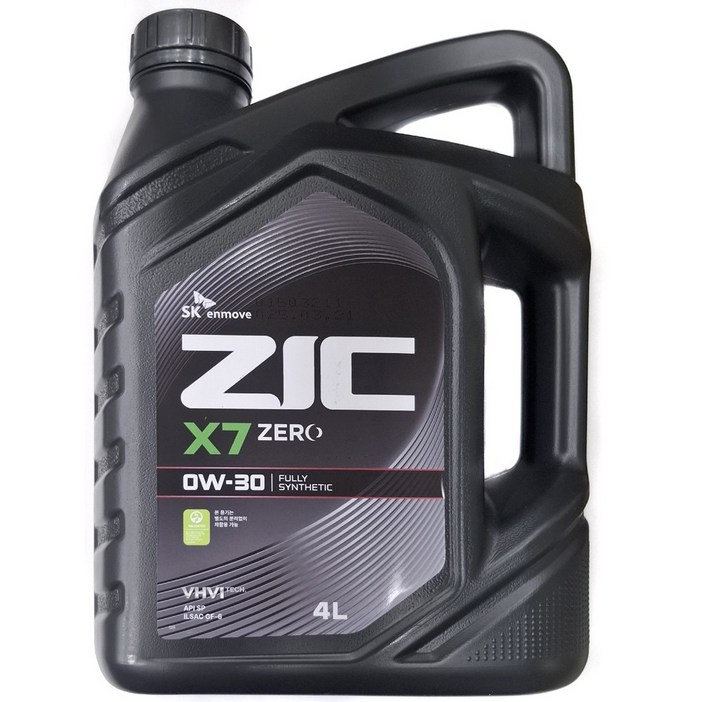 지크 X7 제로 0W30 4L 가솔린 엔진오일, 0w30, 1개, 지크 제로 가솔린 0W30 4L 1개