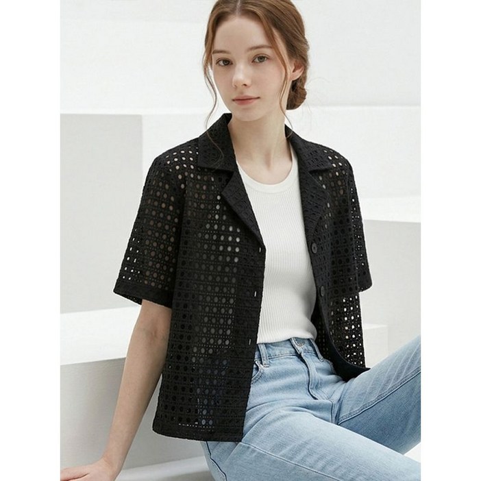 클라셰 클라셰 도트펀칭데일리자켓B6M0355