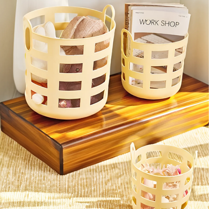 탈론나인 물빠짐 통기성 정리 수납 세탁 다용도 바구니 바스켓