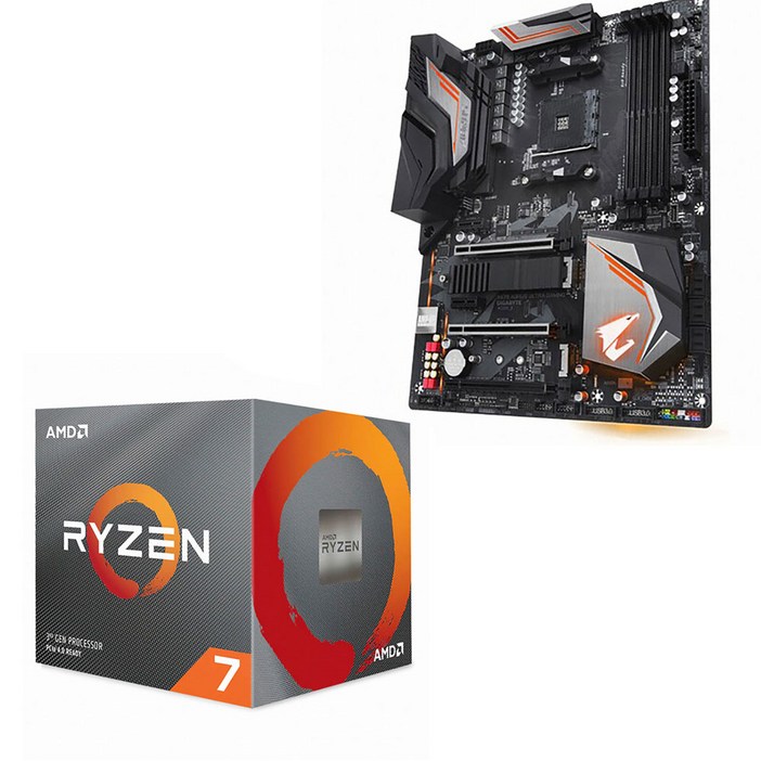 GIGABYTE X470 AORUS Ultra Gaming 메인보드+Ryzen 7 3800X CPU 번들
