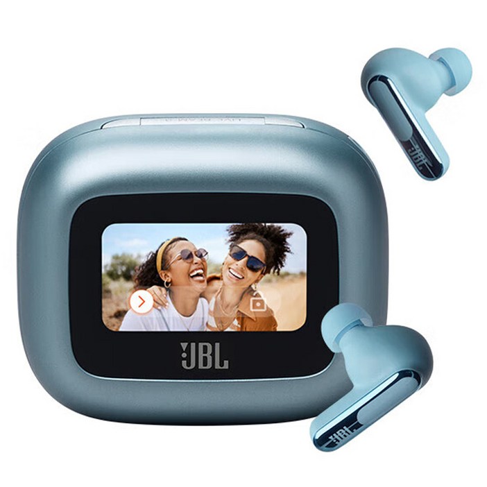 제이비엘 라이브빔3 무선 스마트 노이즈 캔슬링 블루투스 이어폰, 블루