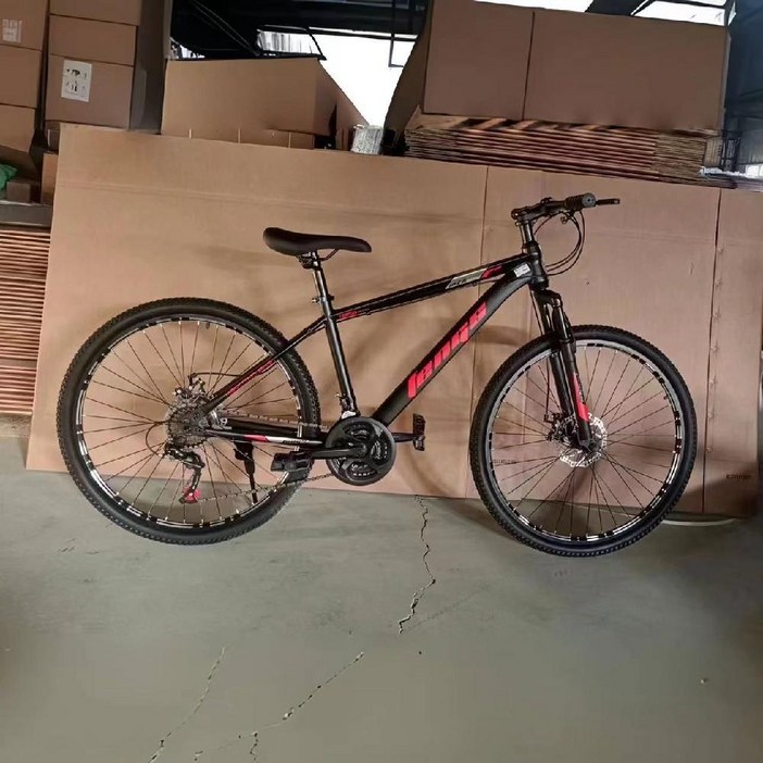 로드자전거 사이클 2426인치 자전거 MTB자전거 입문용 로드 산악 MTB, 26인치, B.블랙레드, 1개