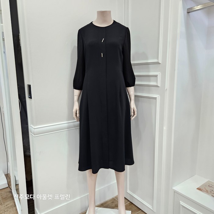 프렐린 파크랜드 여성복 프렐린 소매 플레어 원피스 RJO261020_JJ