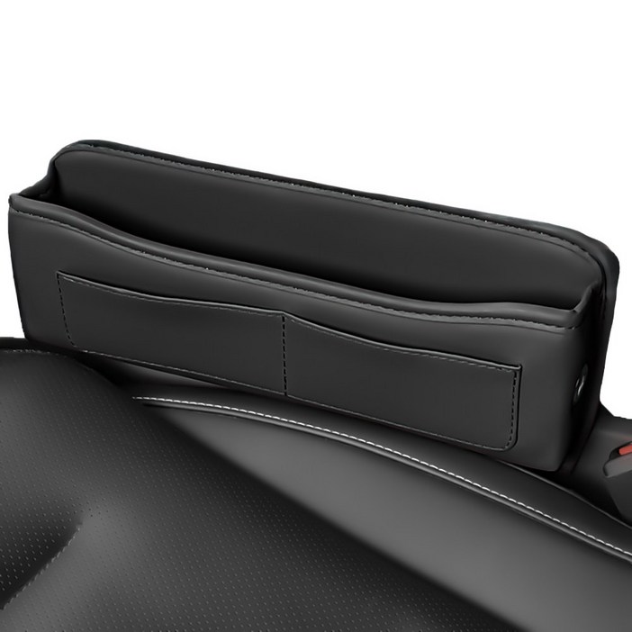 볼체 차량 사이드 포켓 정리함 앞좌석 틈새 전용 자동차 수납함, 01.클래식 블랙, 2개