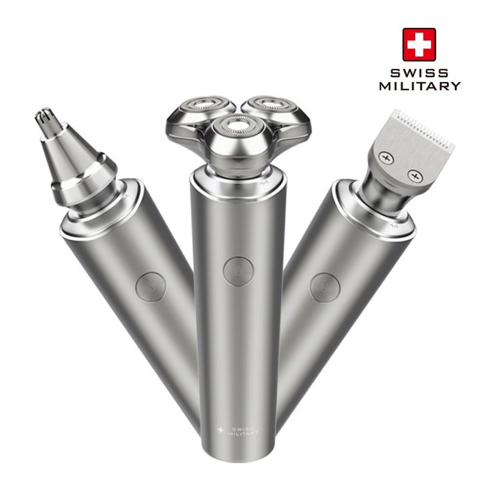 스위스밀리터리 3in1 메탈쉐이버7 프로 전기면도기