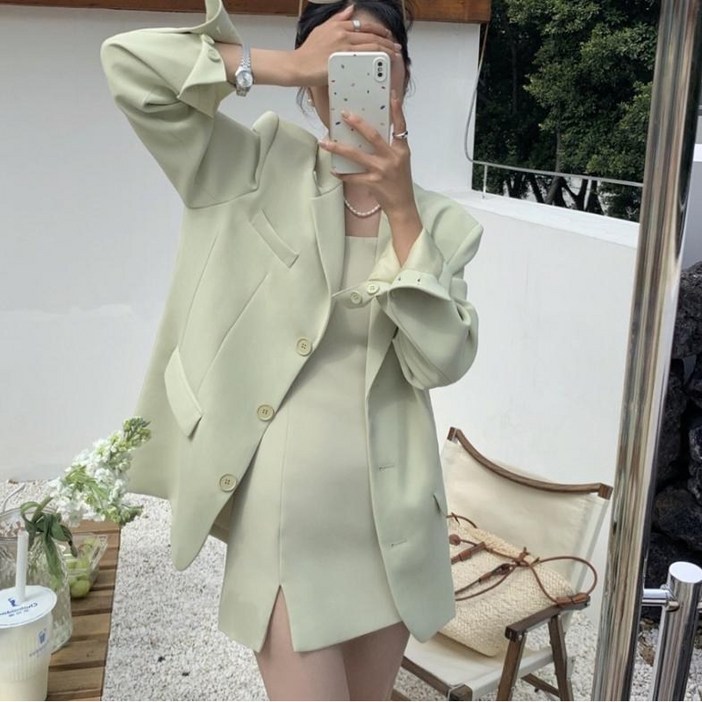 에쉬울프 뷔스티에 자켓 세트 자켓원피스