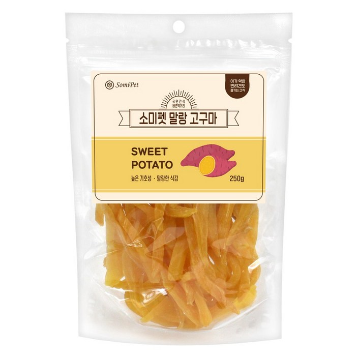 소미펫 말랑 고구마 스틱 250g
