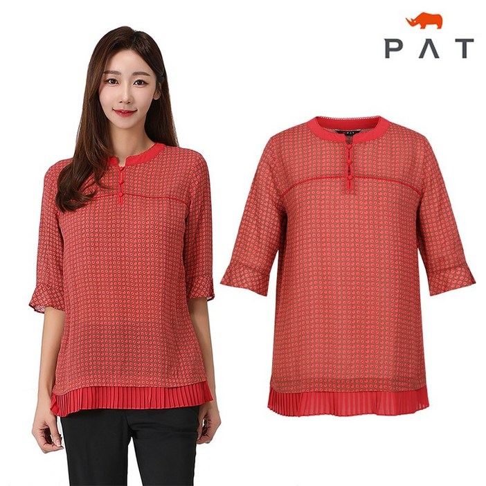 PAT 도트 인견 블라우스 1G42565 PAT 도트 인견 블라우스 1G42565