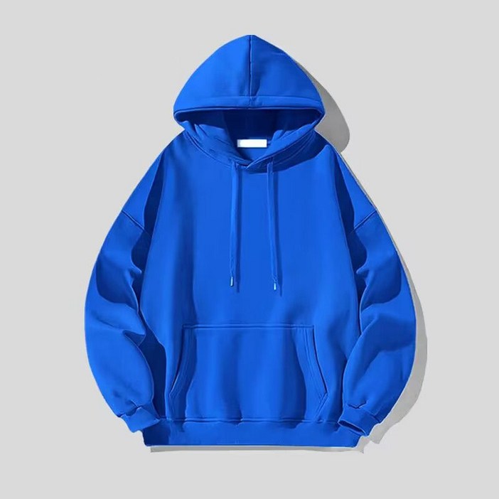 남녀공용 베이직 후드티  루즈핏 데일리룩 캐주얼 스타일  무지 오버핏 겨울용 기모 후디