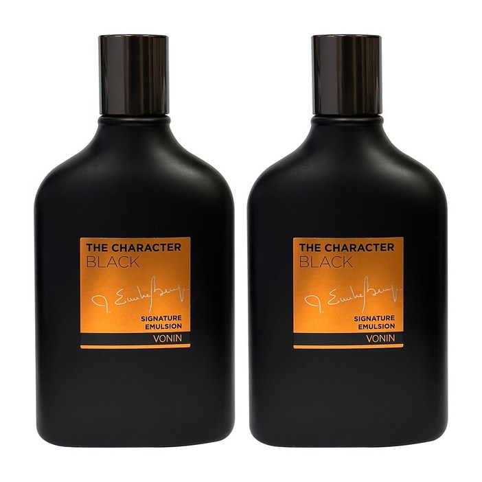 2개보닌 더 캐릭터 블랙 시그니처 에멀젼140ml, 140ml, 2개 2개보닌 더 캐릭터 블랙 시그니처 에멀젼140ml, 140ml, 2개