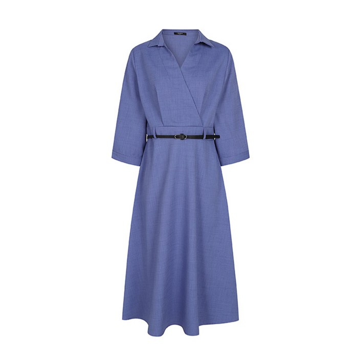 레코브 벨티드 브이넥 카라 원피스LC61C5OP513B