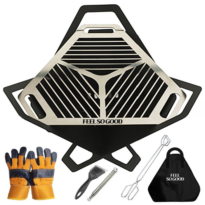 최신 입고 감성 필쏘굿 캠핑 화로대 불멍 필수 풀세트, 1개