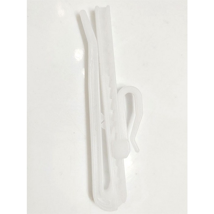 높이 조절 커튼핀 후크 100P 50P 길이 조정 플라스틱 주름