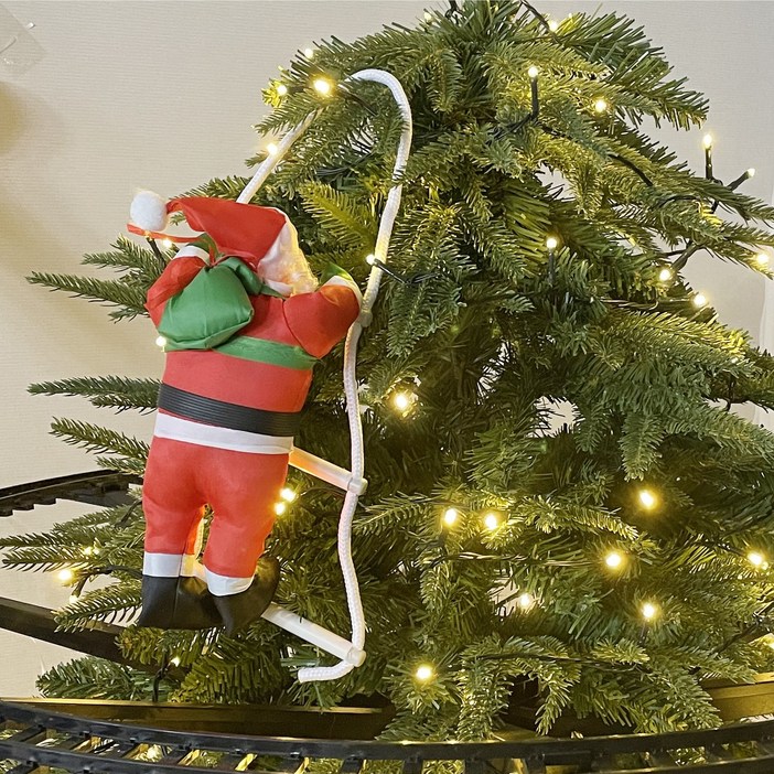 미마르 사다리 산타 인형 크리스마스 벽 장식