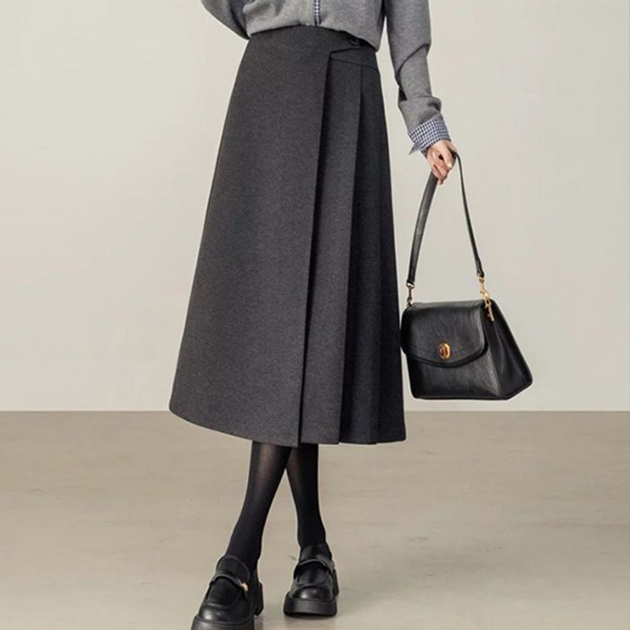 몽벨리즈 모직플리츠미디스커트 mde2302626