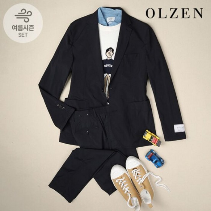 [매장정품] 올젠 OLZEN 메이페어 블랙 셋업수트 ZOD2KG1314_ZOD2PP1314_BK 790921