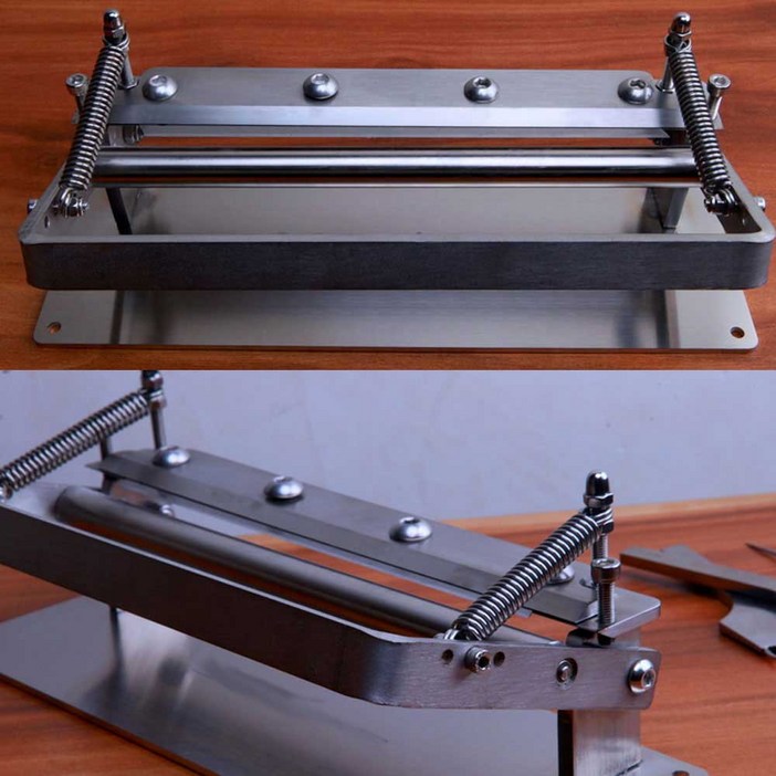 225+ 가죽피할기 수동 가죽 칼날 피할기 두날칼날