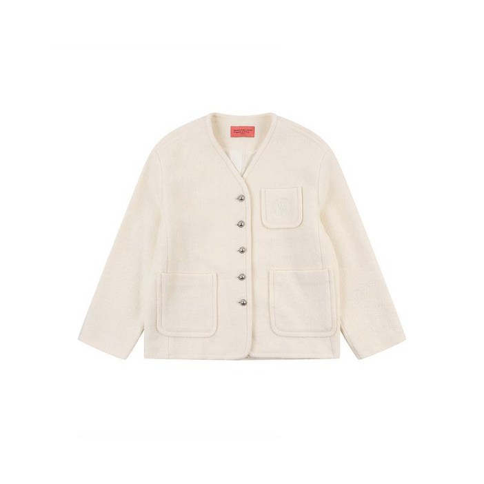 반에이크 브이넥 모직자켓 VB3ZJKMD01Z