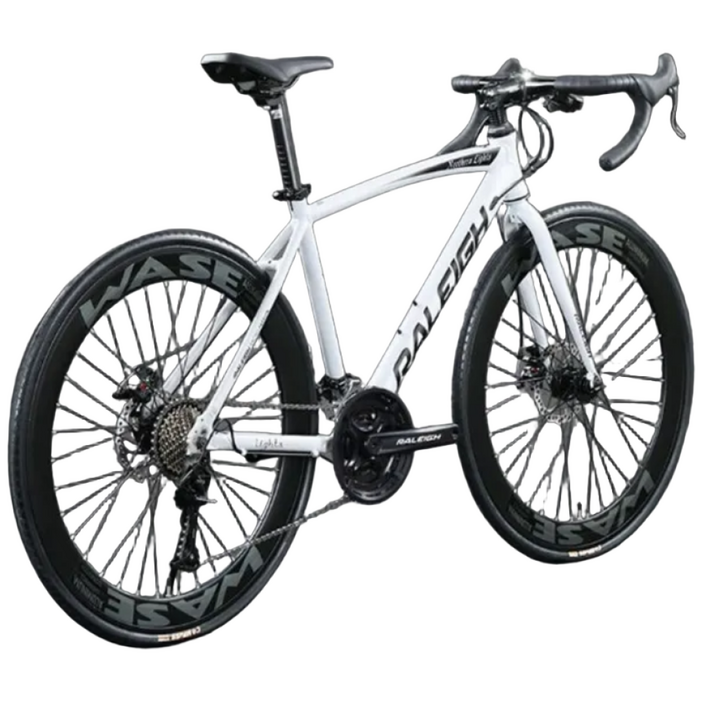 FLIXY 경량 고급형 픽시자전거 학생 성인 알루미늄 프레임 픽시 자전거, 1개, 167cm, 27단+ 화이트