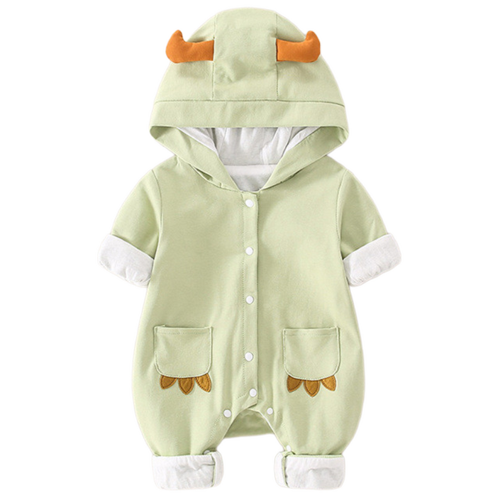 하방방 신생아 봄 아기공룡 순면우주복