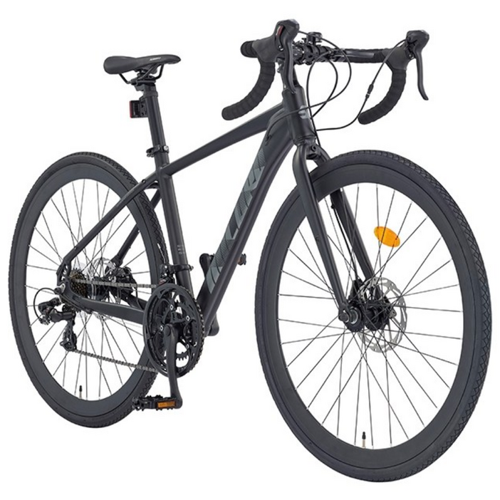 스마트 700C 밀로드 2026년 알루미늄 로드자전거 듀얼레버, 1개, 180cm, 블랙 440 미조립