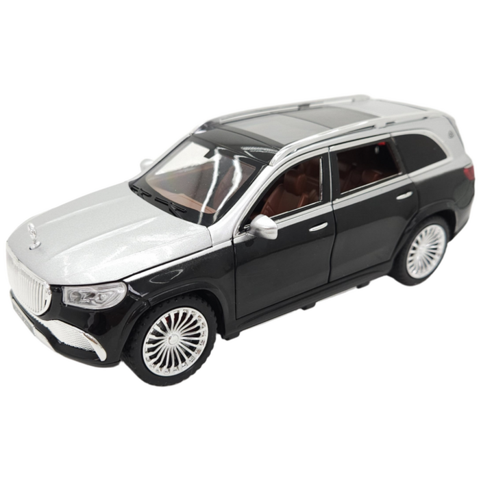 124 벤츠SUV 마이바흐 모형 자동차다이캐트, 블랙실버, 1개