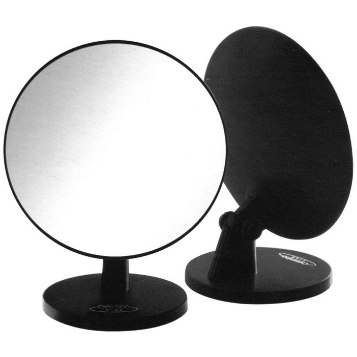 토탈하우스 국산 원형탁상거울 블랙 탁상거울 원형거울