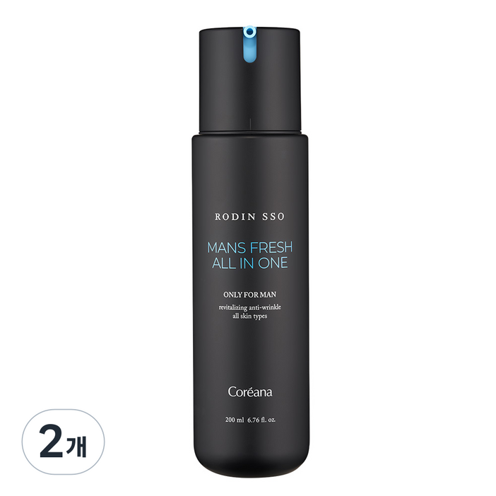 로댕 쏘 옴므 프레쉬 남성 올인원 스킨로션, 2개, 200ml