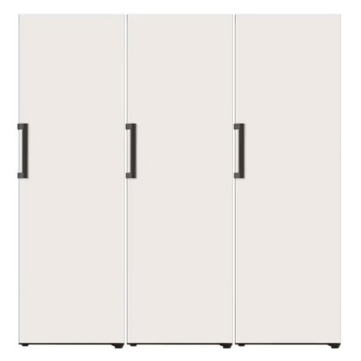 색상선택형 LG전자 오브제 321L 좌열림 컨버터블 세트 메탈 냉장고  냉동  김치냉장고 XYZ323MEF 방문설치