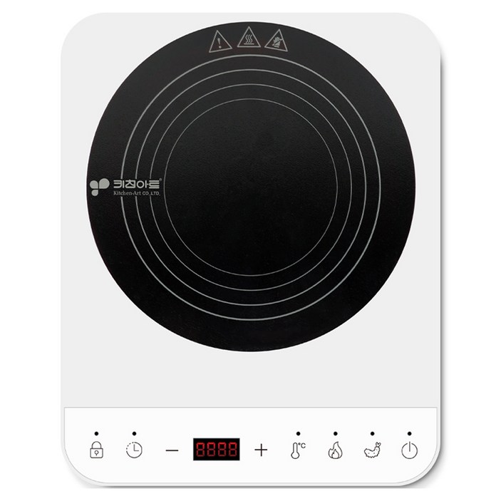 키친아트 허브 인덕션 1구, KI3000W, 프리스탠딩